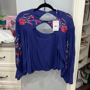 Free People Deep Purple Long sleeve